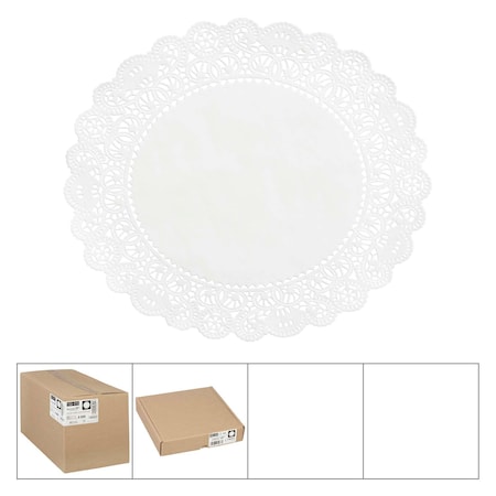 Lapaco Lapaco 10'' Normandy Lace Doilies, PK500 102-410